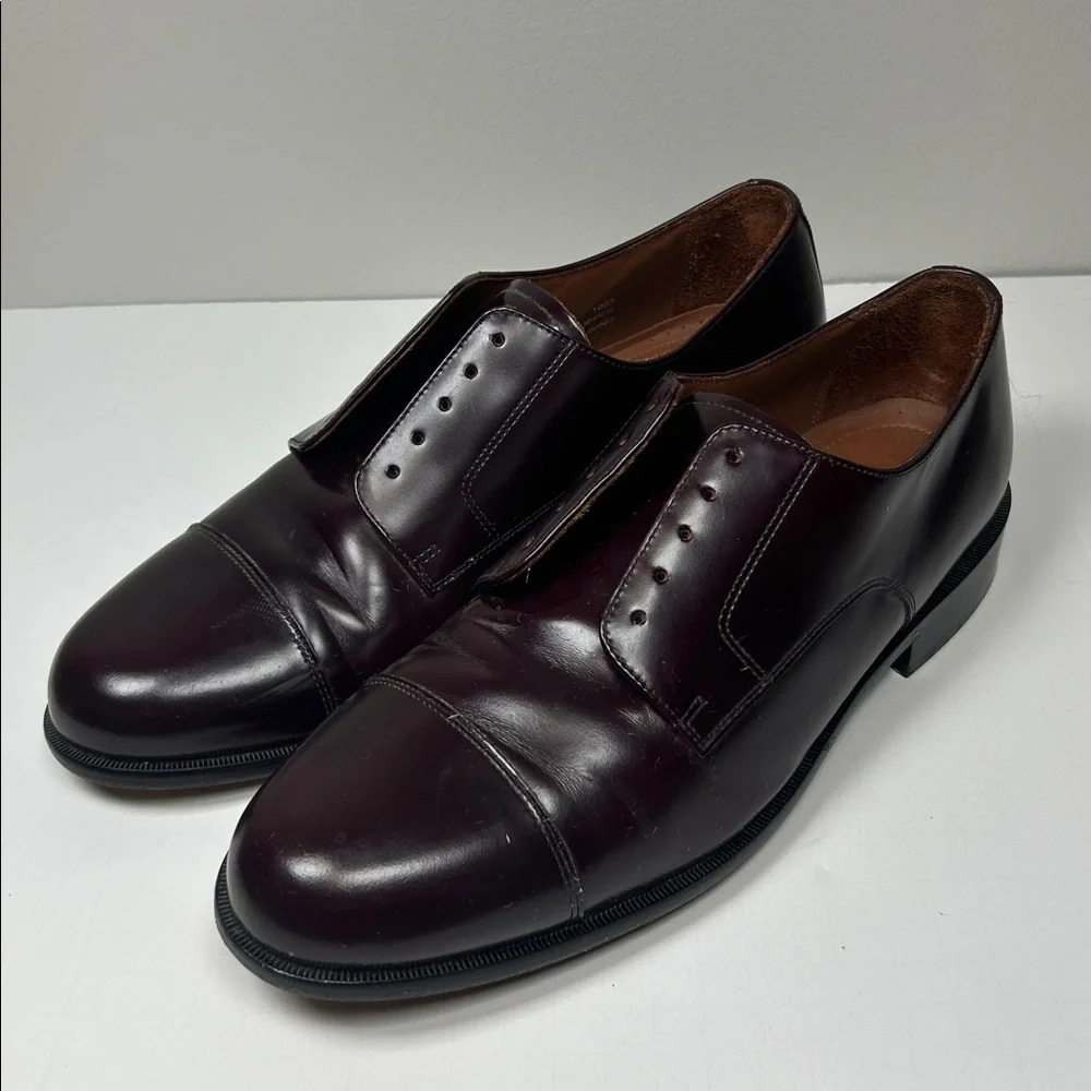Bostonian Classics 20398 First Flex Men's Oxford Leather Shoes - Dark Burgundy